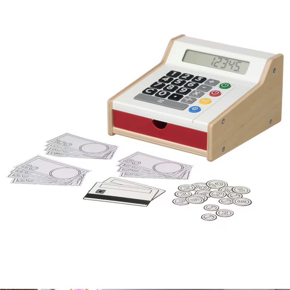 *SOLD* Wooden Toy Cash Register - Picture 2 of 6